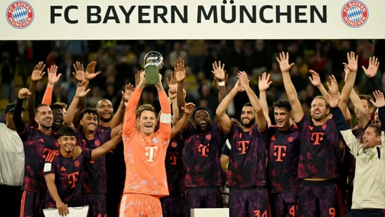 Football- Supercoupe d’Allemagne : le Bayern sanctionne le Borussia Dortmund avant le début du championnat