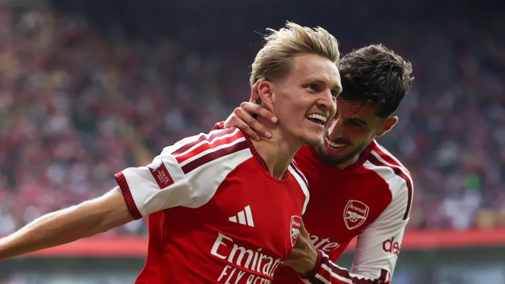 Sport / Football – Supercoupe d’Angleterre : Arsenal triomphe Manchester City à Cardiff